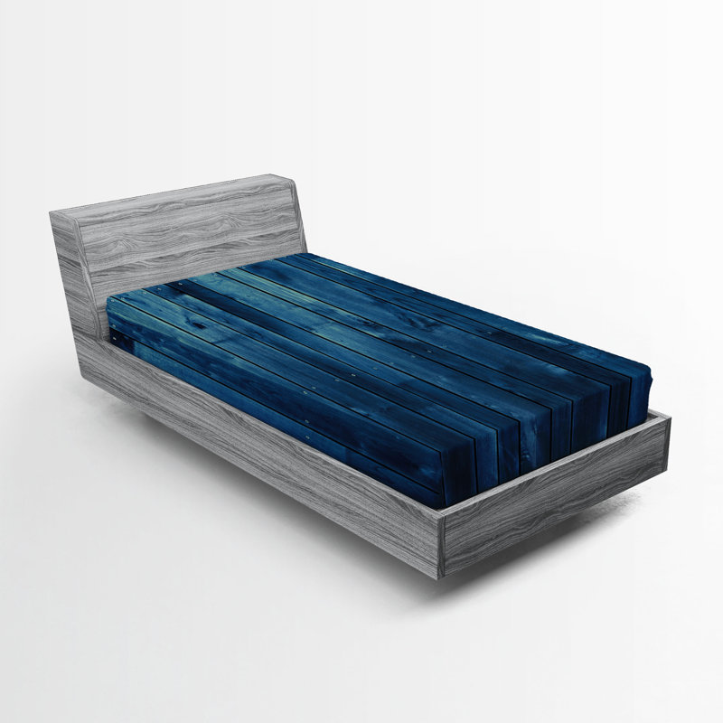 Ensemble de 2 draps-housses Ambesonne, Ensemble de draps pour taille de lit simple TG