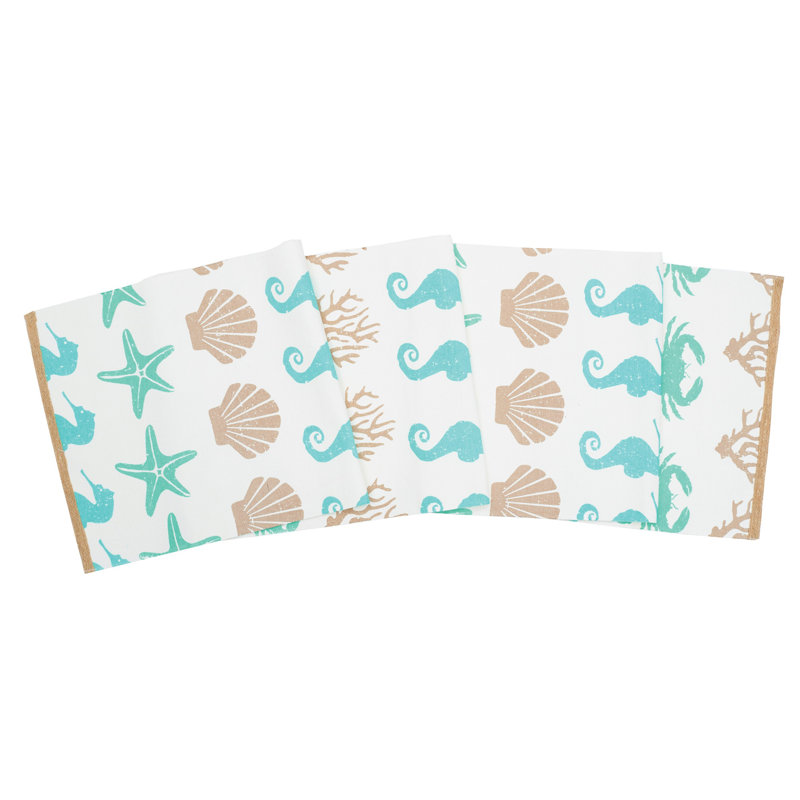 Chemin de table en coton Getz By The Sea