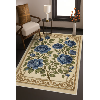 Tapis tissé crème Mosso