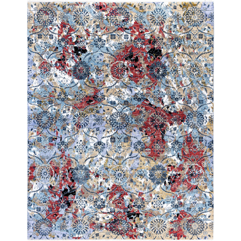 Overdyed One-of-a-Kind 8' 0" X 10' 3" Hand Knotted Area Rug