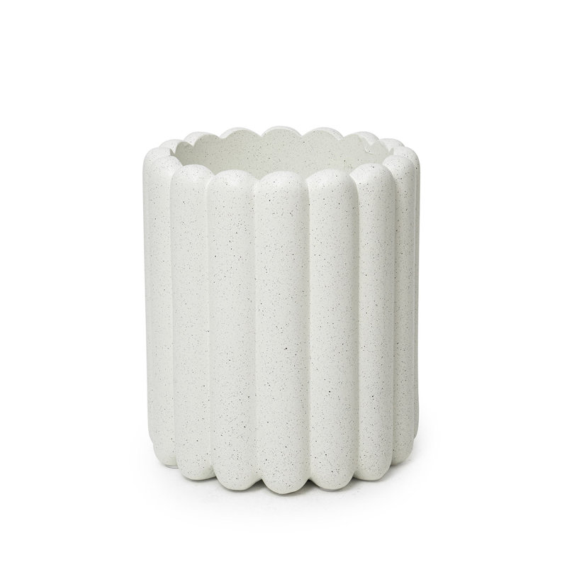 Jardinière Robinet de 16 pouces de hauteur, Blanc