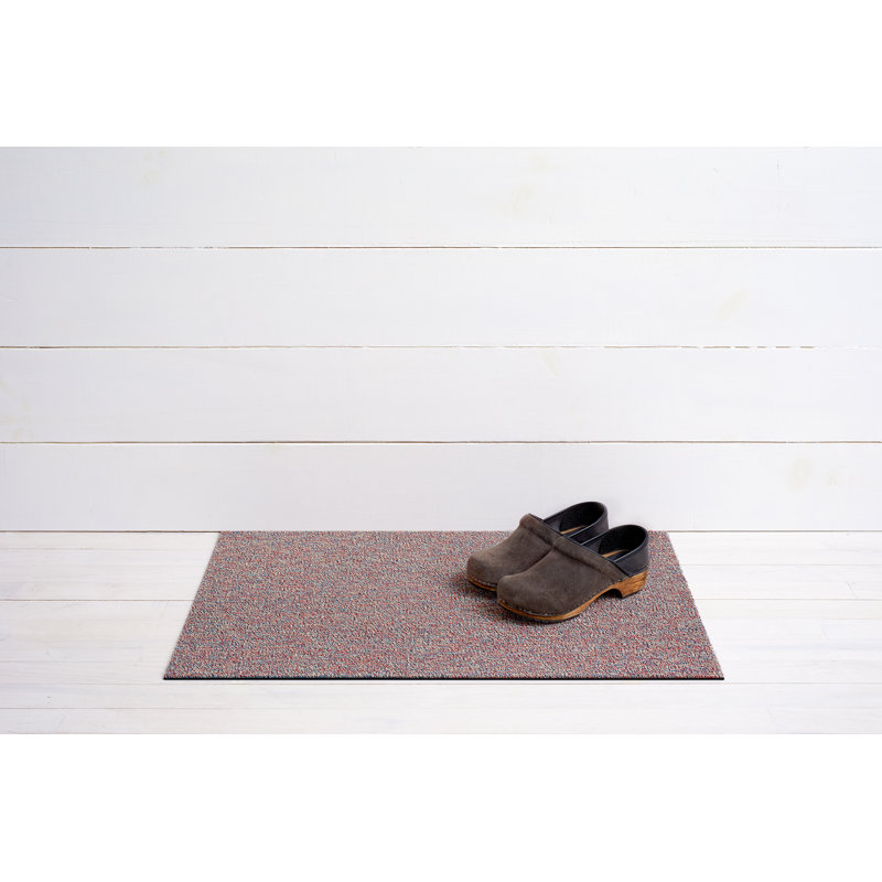 Chilewich Easy Care Heathered Shag Doormat, Gray, 0.27" H x 24" W x 36" D