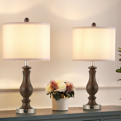 Lampe de table en résine Burkell USB