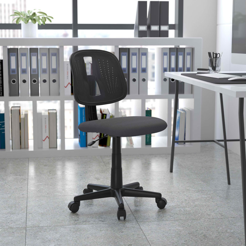 Chaise de bureau Meridian, Gris, Non