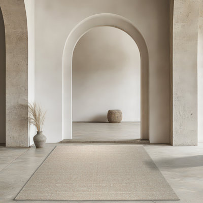 Tapis gris en laine noué à la main Freya Graceful