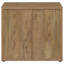Buffet décoratif en bois d'ingénierie à 2 portes Pamplona Mango Brown, parfait pour les salons