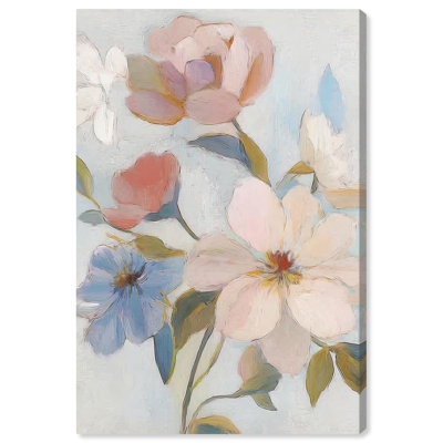 Art Remedy, couleurs pastel sur toile, floral Serenade I
