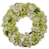 Two-Tone Hydrangea Wreath