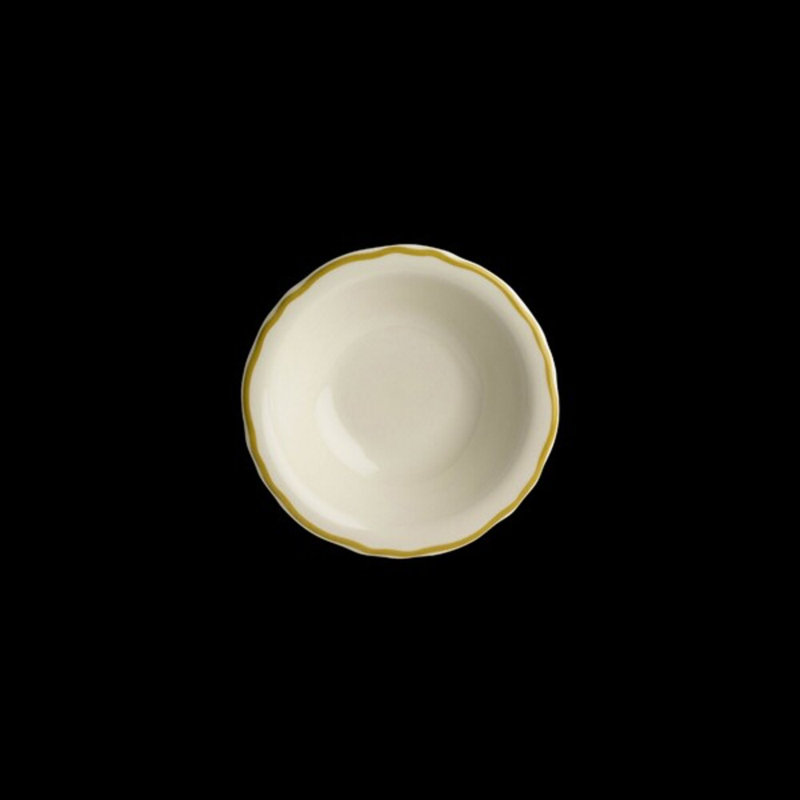 STYLELINE BLACK Rim Fruit Bowl Styleline Maroon, White/Gold
