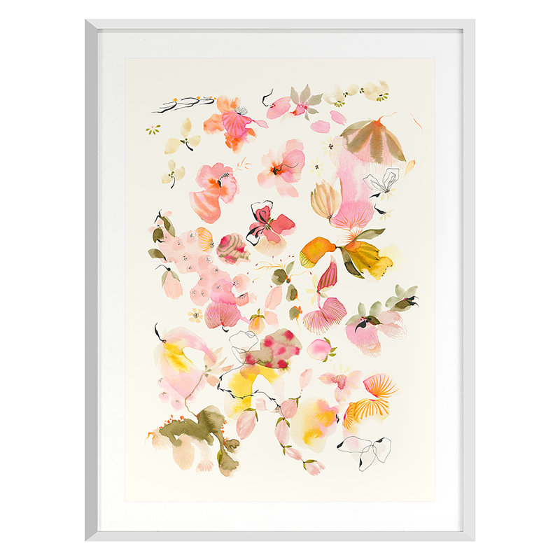 Untitled 2 Print by Suyao Tian, 24" H x 18" W x 1.75" D, White