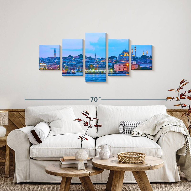 Vieille ville d'Istambul, H 24 po x l 55 po