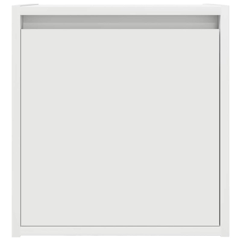 Wall-Mounted Bedside Cabinet 38X34x40 Cm, White, 1