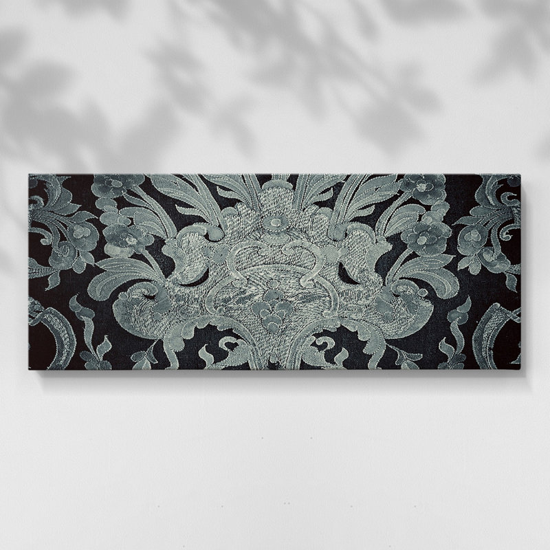 Série abstraite-DCCCLXVIII- Toile tendue avec châssis - Prêt à être accroché, H 12 po x l 30 po