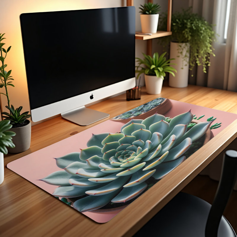 Polyester Desk Pad, 14.4x12.1