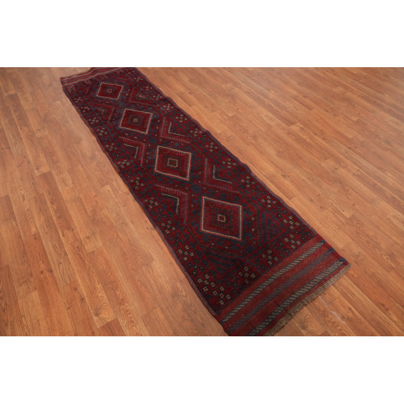 One-of-a-Kind 7' 9'' X 2' 0'' Runner Wool Area Rug Red