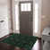 Aubepine Thandi Dark Green Embossed Transitional Geometric Indoor Area Rug, Soft Polyester – Living Room & Bedroom