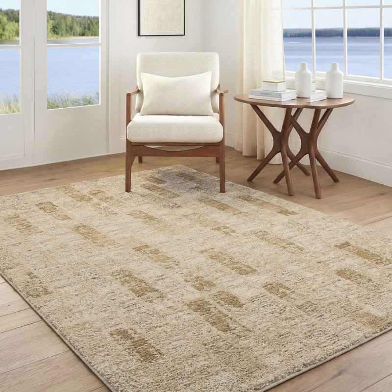 Geometric Area Rug, Rectangle 200 x 275 cm