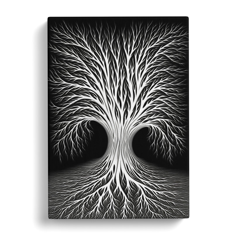 Weeping Willow Op - Wrapped Canvas, 76cm H x 50cm W x 3cm D