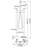 2 Handle Floor Mounted Bathtub Filler Faucet With Diverter-109049894