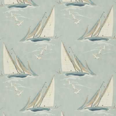 Icons Round the Island 100% Cotton Fabric