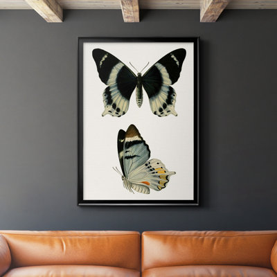 " Antique Blue Butterflies I "