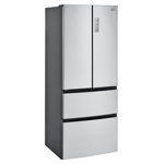 Haier 28" 15 Cubic Feet Smudge-Resistant French Door Refrigerator with Water and Ice Dispenser