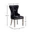 Chaise d'appoint rembourrée en velours Sydnie-1296681848