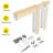 Universal Upright Pocket Door Frame for Opening 24"-34"W