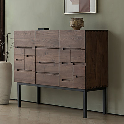 Nordic locker Japanese sideboard cabinet