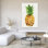 Ananas I, peinture de cuisine contemporaine