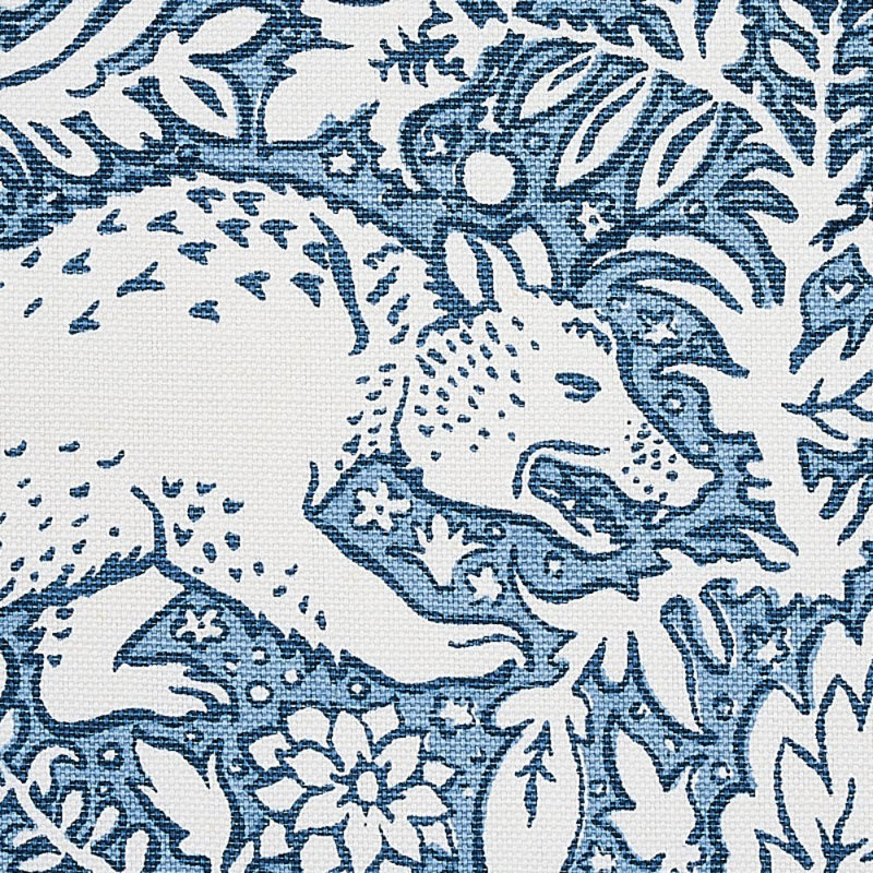 Khan's Park Fabric, Blue