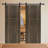 18 series 64in.X79 in. 3/4 inch thickness 2-Panel Walnut Color Finished MDF Sliding Barn Door With Hardware Kit
