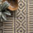 Southwestern Hand Braided Jute Beige Area Rug-293293745