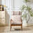 Rowden Mid-Century Modern Lounge Chair With Cushions And Solid Rubberwood Frame-115606361