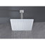 Pomme de douche autonettoyante à économie d'eau pour la salle de bain - haute, acier inoxydable, 12 x 12 po, blanc Splendid Saving, autonettoyant,-117092704