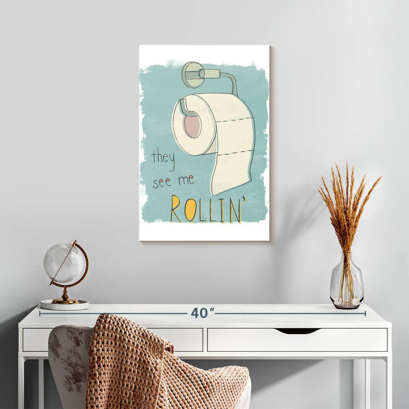 Jeu de mots Tergel Potty, H 24 po x l 16 po