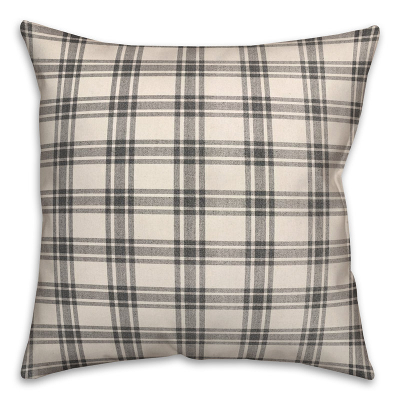 Coussin décoratif carré, Noir, noir, noir, noir