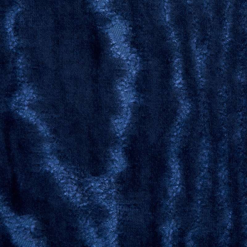 Marisa Moire Velvet Fabric, Lapis