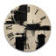 Horloge murale en bois massif Aneira-709319896
