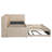 Twin Size Upholstered Daybed with Trundle, Storage Shelves, USB & Outlet-146798645