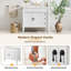 Meuble-lavabo 36 po avec lavabo en céramique, tiroirs standard, portes à fermeture douce, tablettes réglables, armoire de rangement moderne pour petites et moyennes salles de bain-83419363