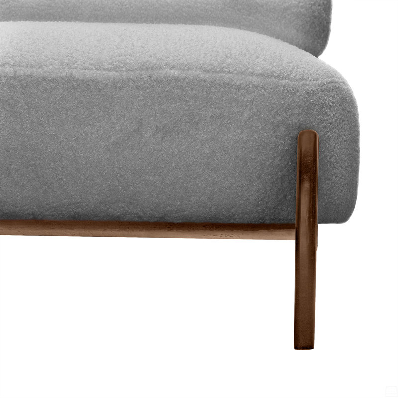 Chaise de loisir en bois massif, Gris