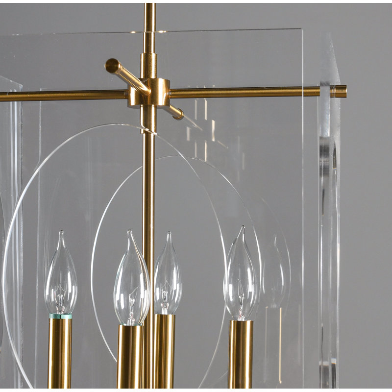 Tessa 4 - Light Metal Chandelier