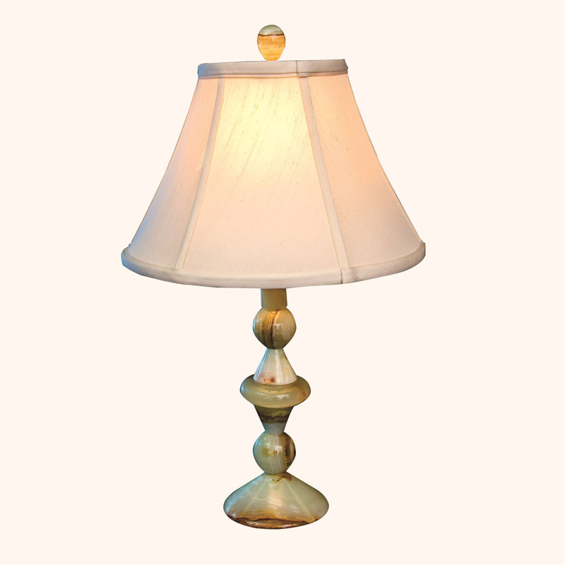 Chartreuse Marble Lamp