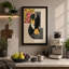 Geometric Face Art Deco - Wrapped Canvas-604767794-604767798