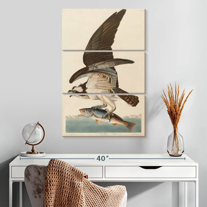 Brampt Osprey And Weakfish, 32'' H x 20'' W