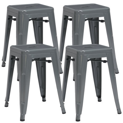 Shively Iron Counter Stool with Iron Frame