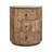 Cylindrical 3-Drawer Accent Chest
