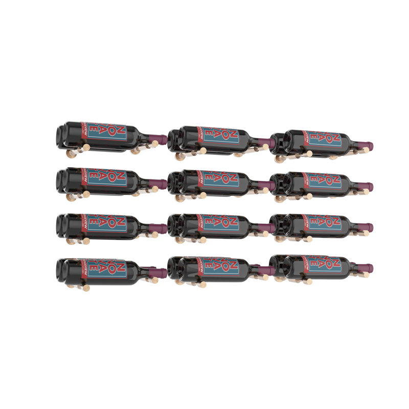 24 - Bottle Wine Bottle Rack, Golden Bronze