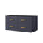 Meuble-lavabo simple bleu 36 po X P 22 po D-117825207